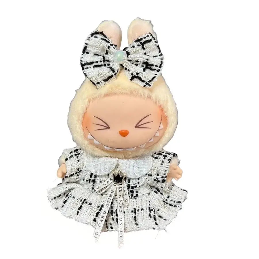 17cm Fashion Doll labubu Clothing Accessories Set Suitable for Boys Cute Plush Doll Clothes Suitable for Fashion