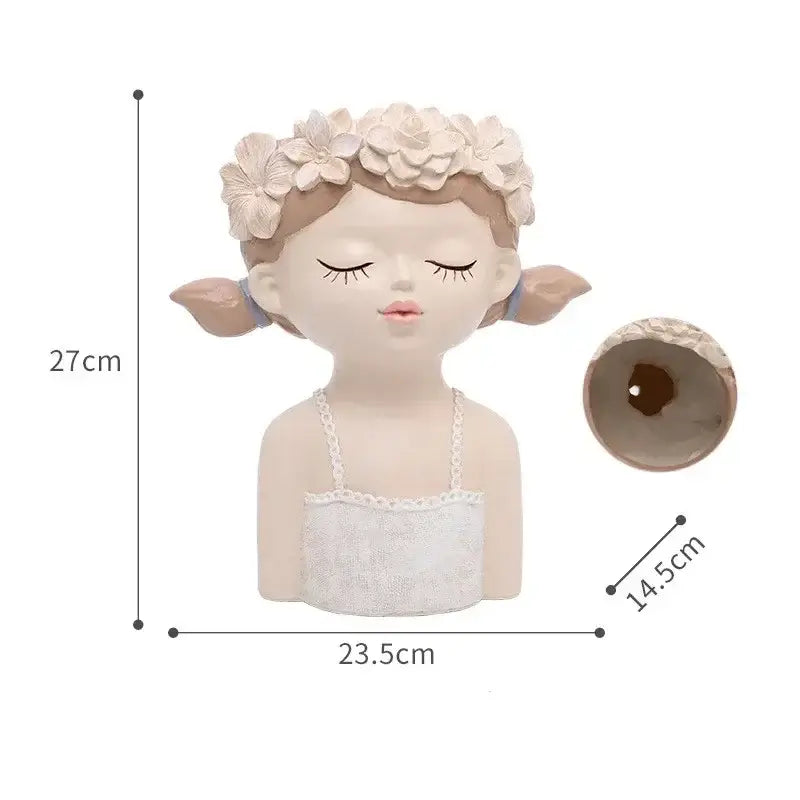 humanoid vase planter