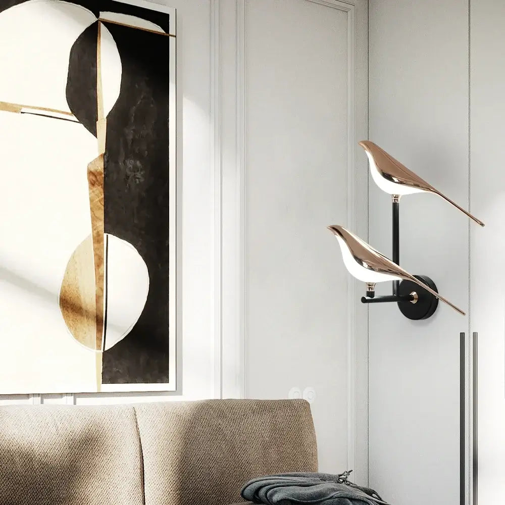 Modern Bird LED Pendant & Wall Lighting
