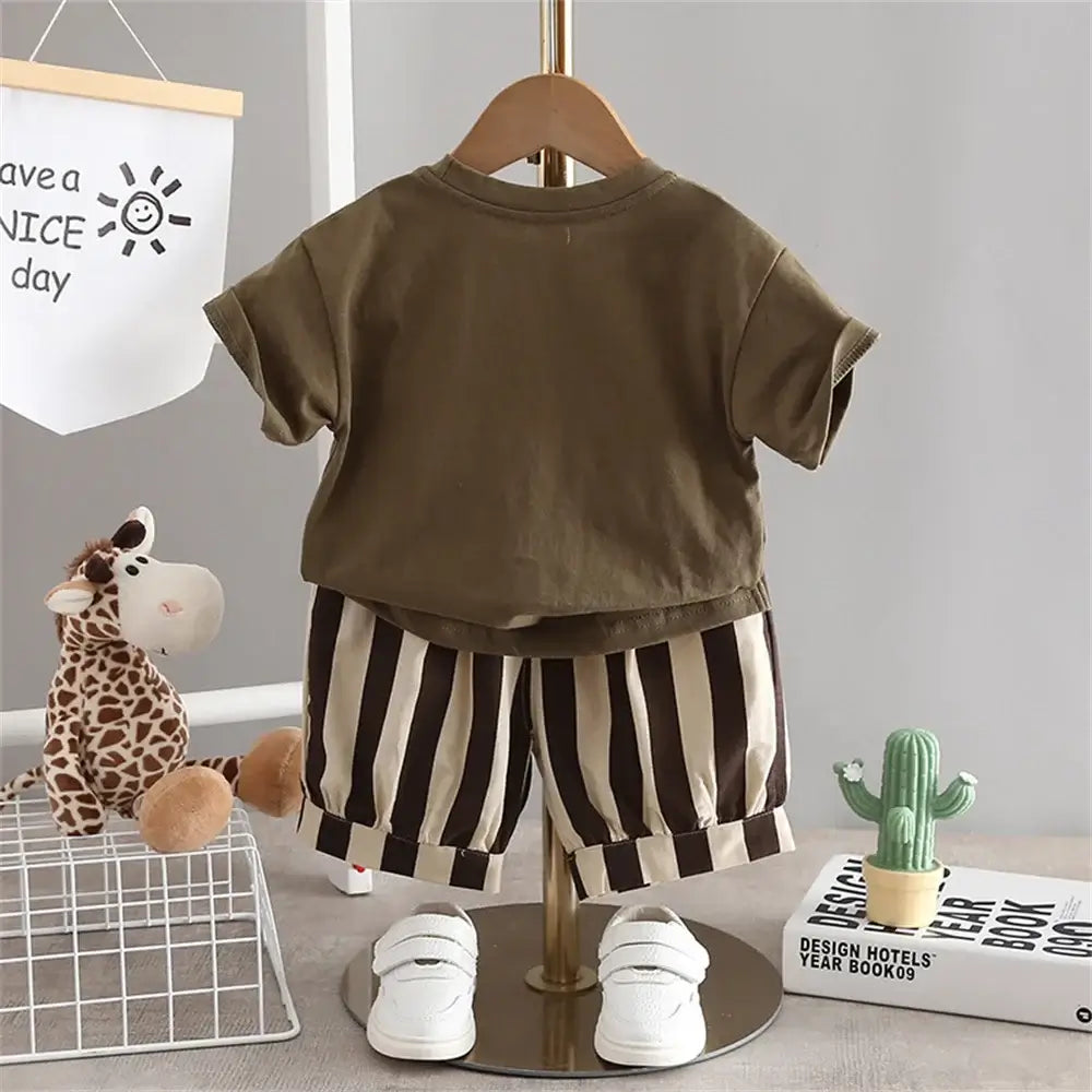 Summer Baby Boy Clothes Sets for Kids - T-shirt & Pants