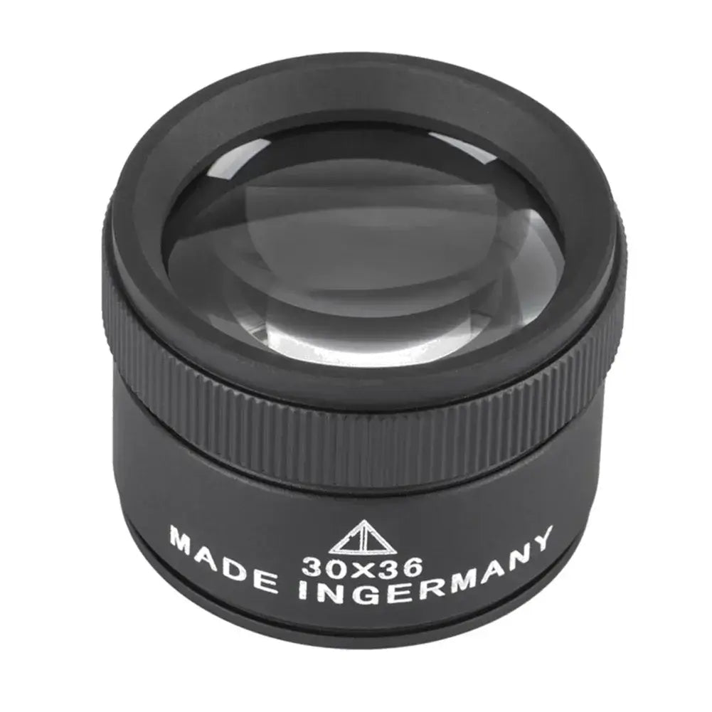 30X 36mm Magnifying Glass for Precision Work K9 Optical Lens Monocle Watch Magnifier Loupe Handheld Coin Stamps Jewelry Loupe