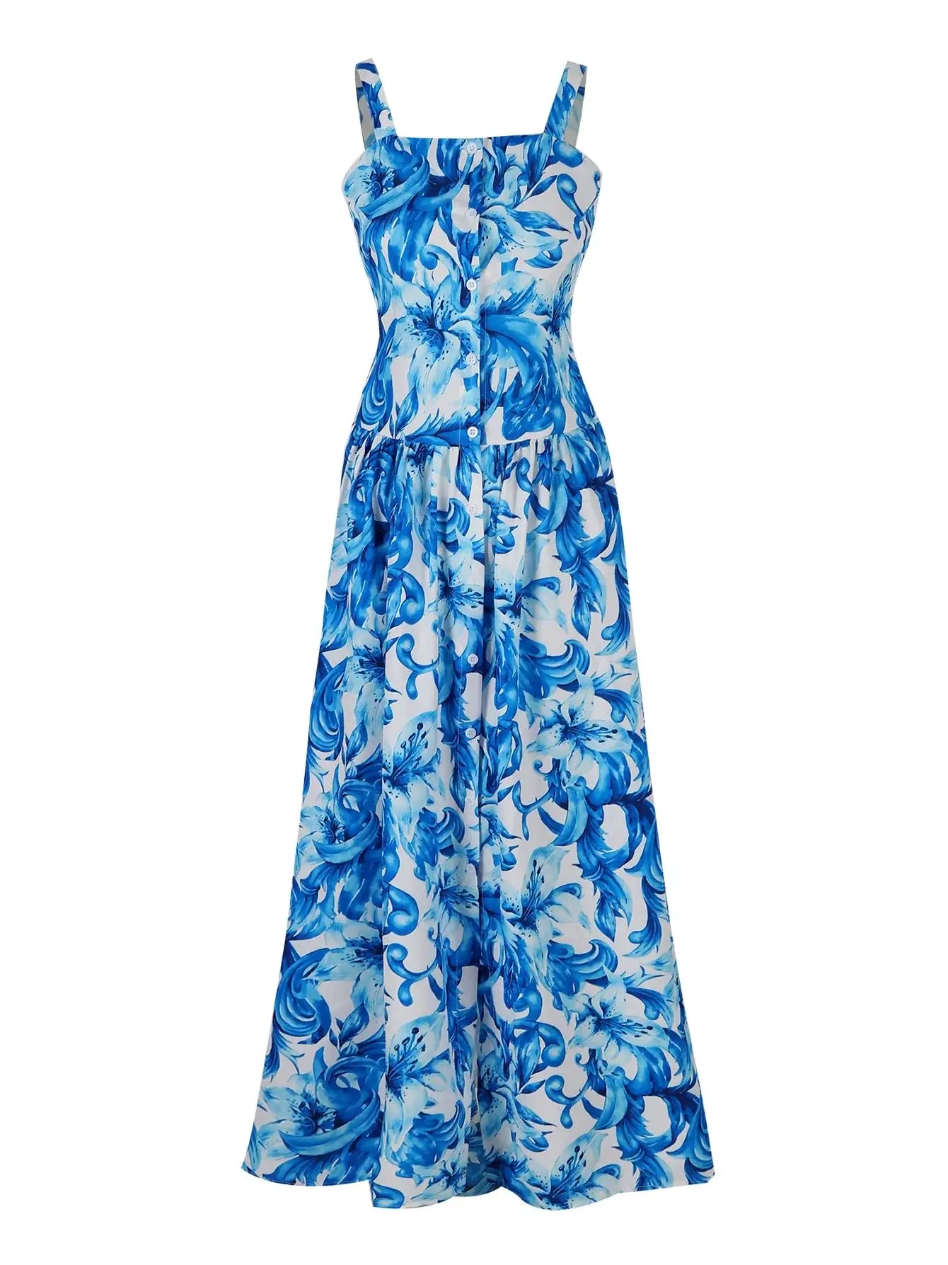 Elegant Sexy Bandage Print Long Dress for Women