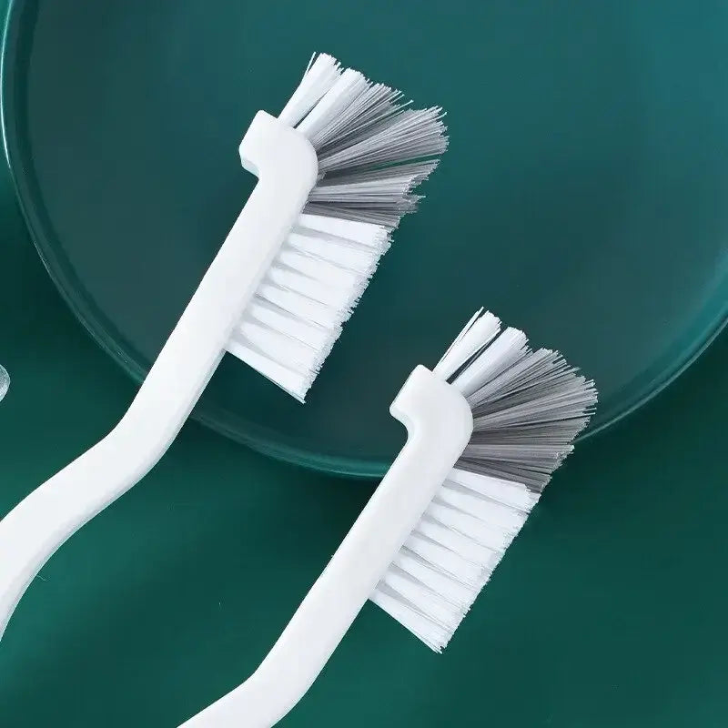 Cleaning Cup Brush Japanese Style Sink Brush with Long Handle Elbow Design Tail Hole Wall Hanging Crevice Cleaning Accessories