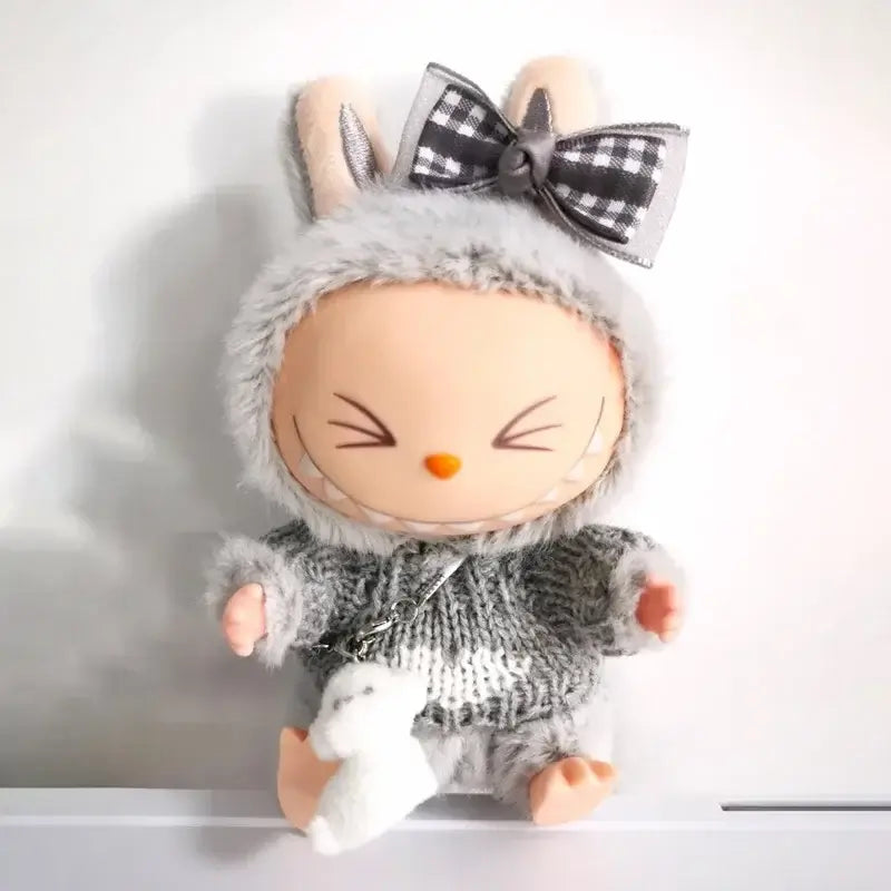 Labubu plush doll clothes