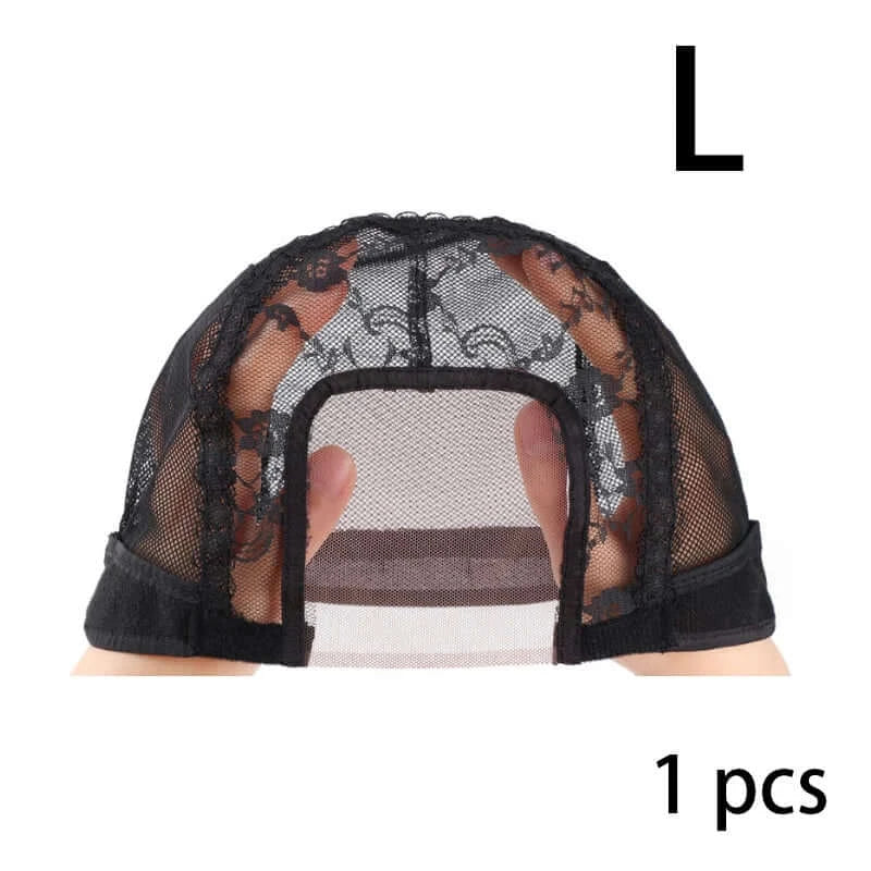 U Part Swiss Lace Wig Cap