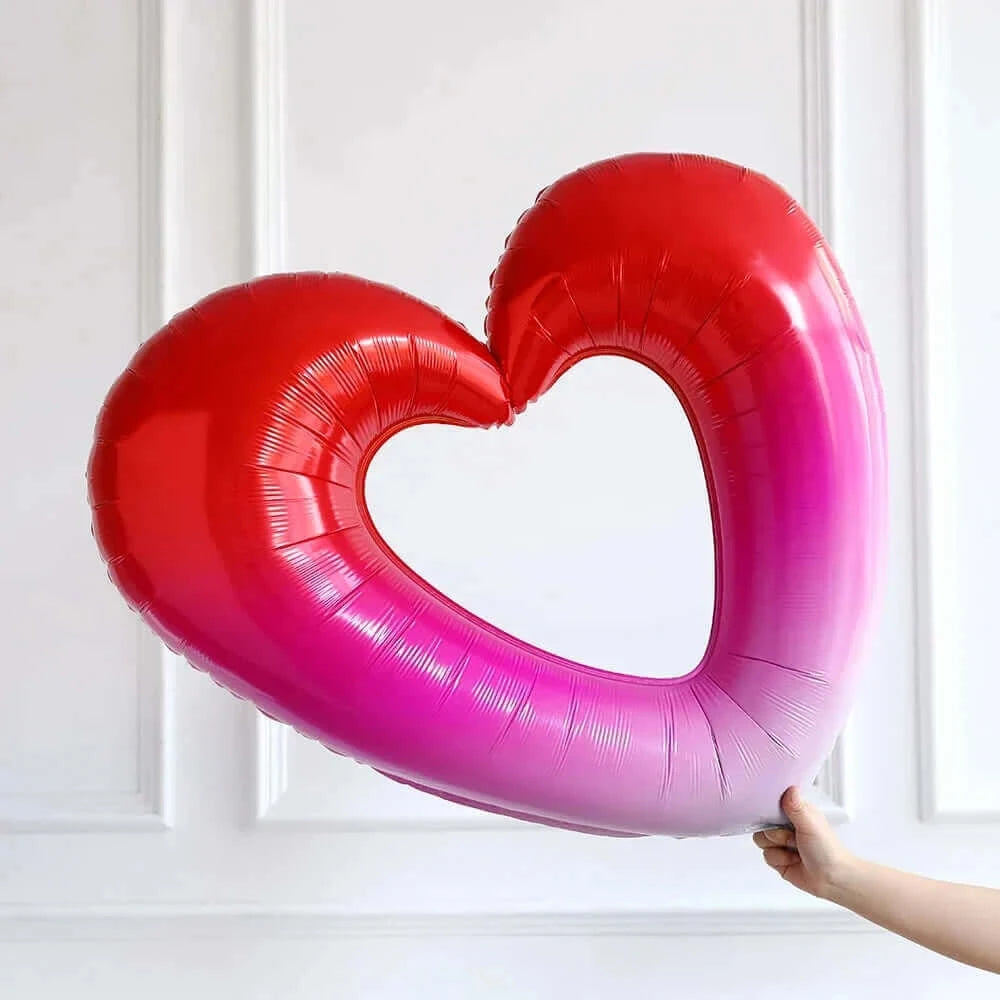 Happy Valentine’s Day Love Red Heart Bear Foil Balloons Wedding Anniversary Party Supplies Birthday Gift Home Outdoor Decoration