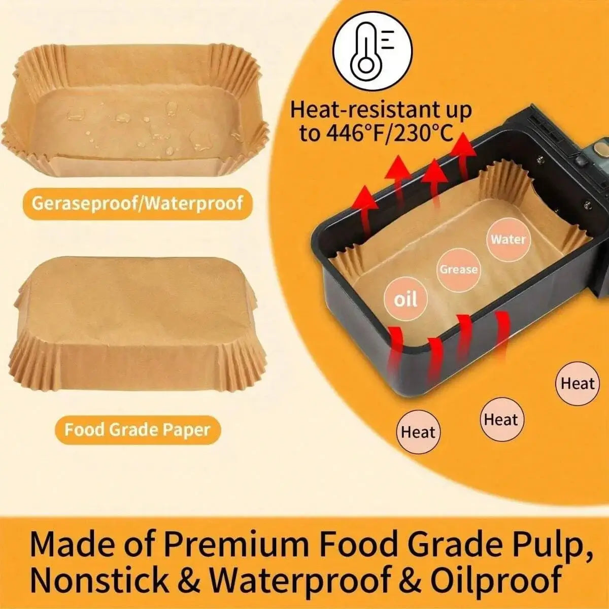 air fryer disposable paper liners