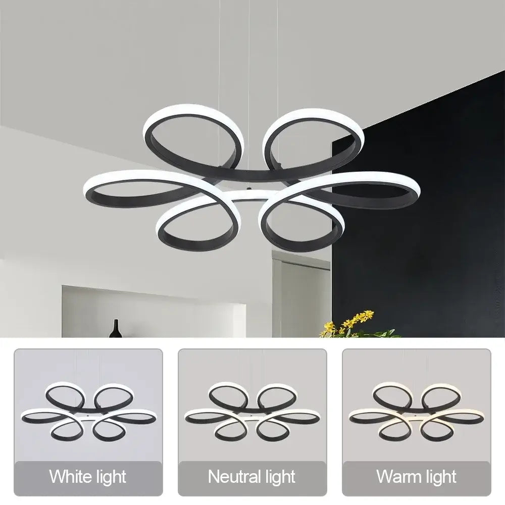 Vinilky Dimmable LED Ceiling or Pendant Light, Black or Gold