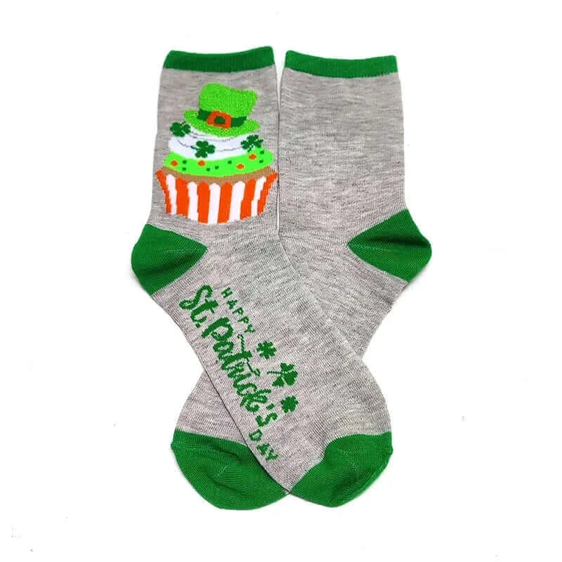 Valentine Day Women Socks Funny Cartoon Socks Four Leaf Clover Corgi Dog Letter Cute Love Dinosaur Anniversary Present Gifts