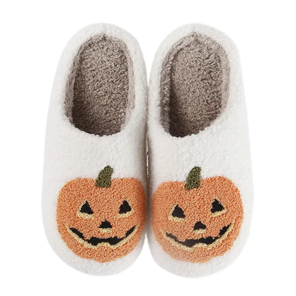 Halloween pumpkin slippers