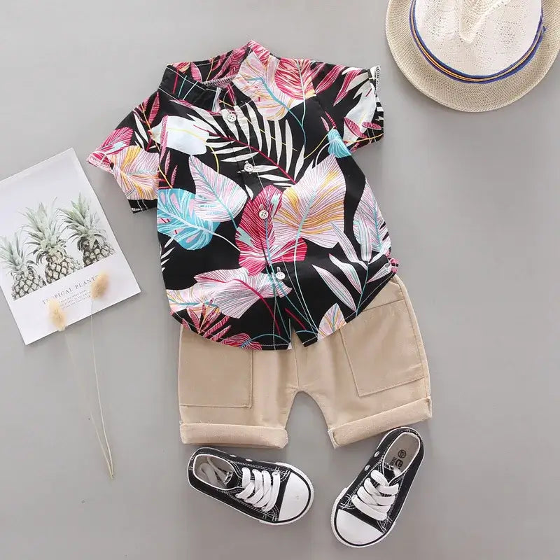 2PCS Baby Clothing Set for Boys - Summer Casual Outfit