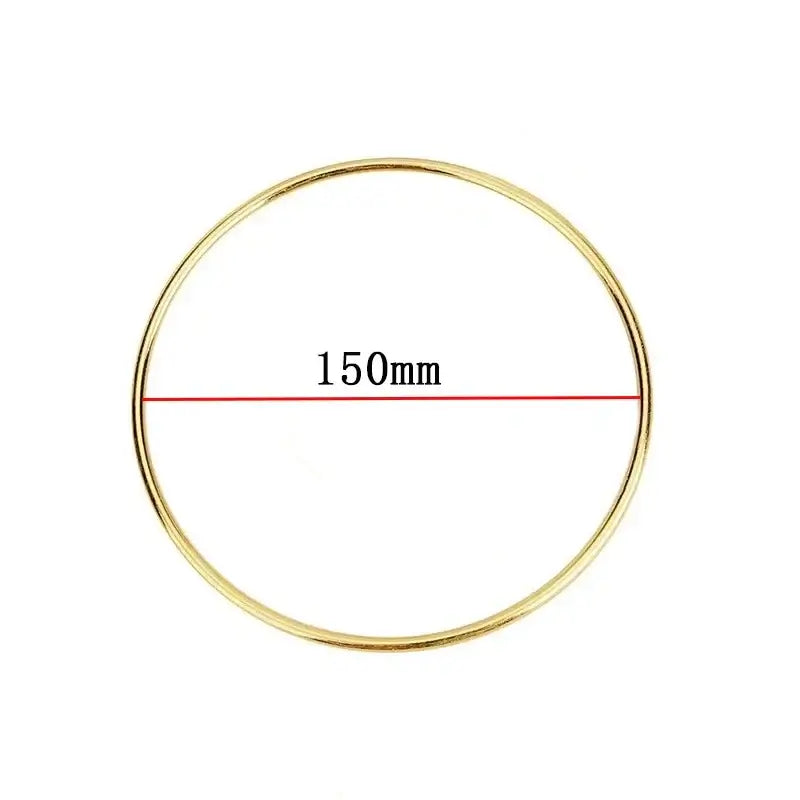 2-20pcs Big Dream Catcher Circle Rings Craft 35-250mm Metal Rings For Dream Catchers Hoops Hanging DIY Connectors Accessories