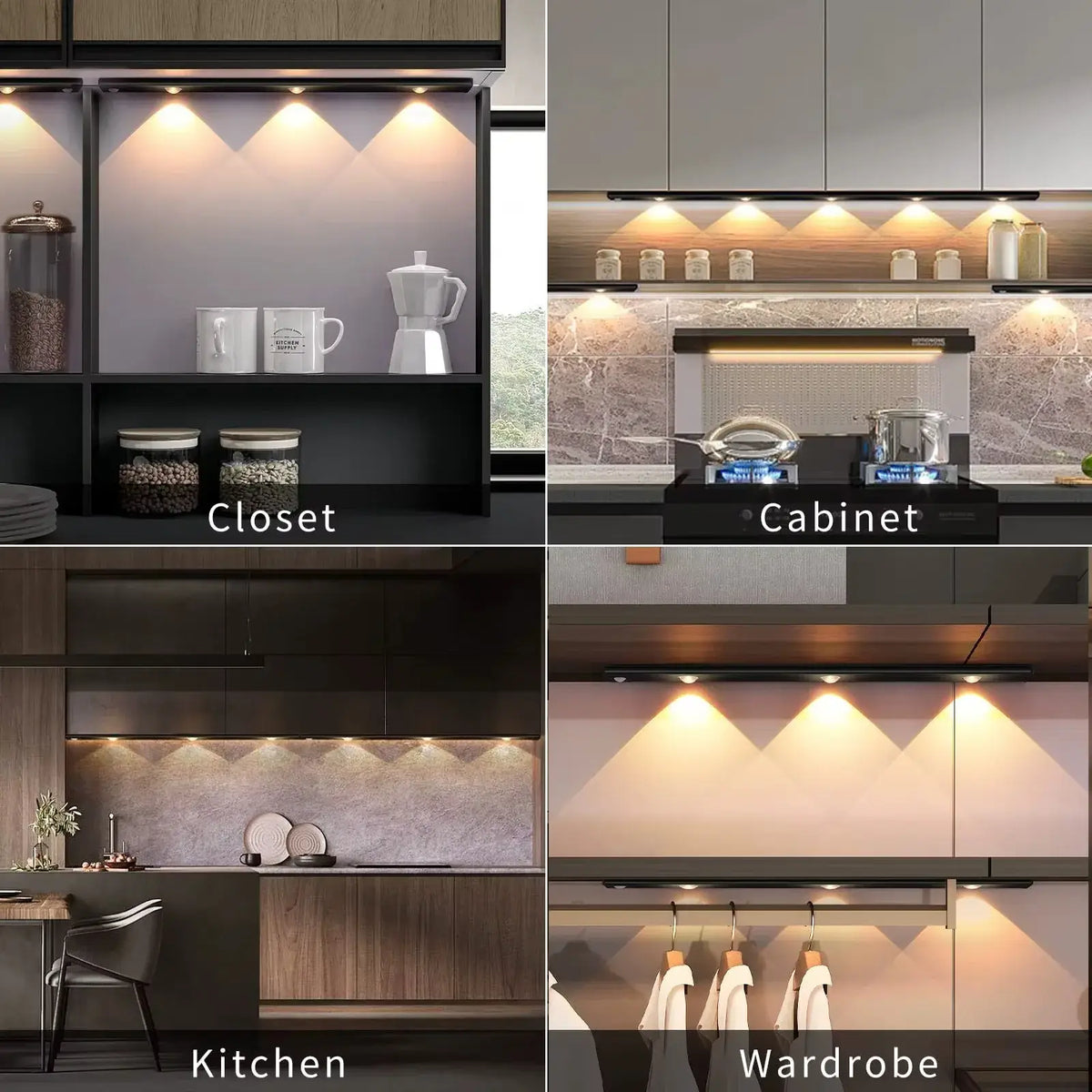 USB Rechargeable Motion Sensor LED Cabinet Light