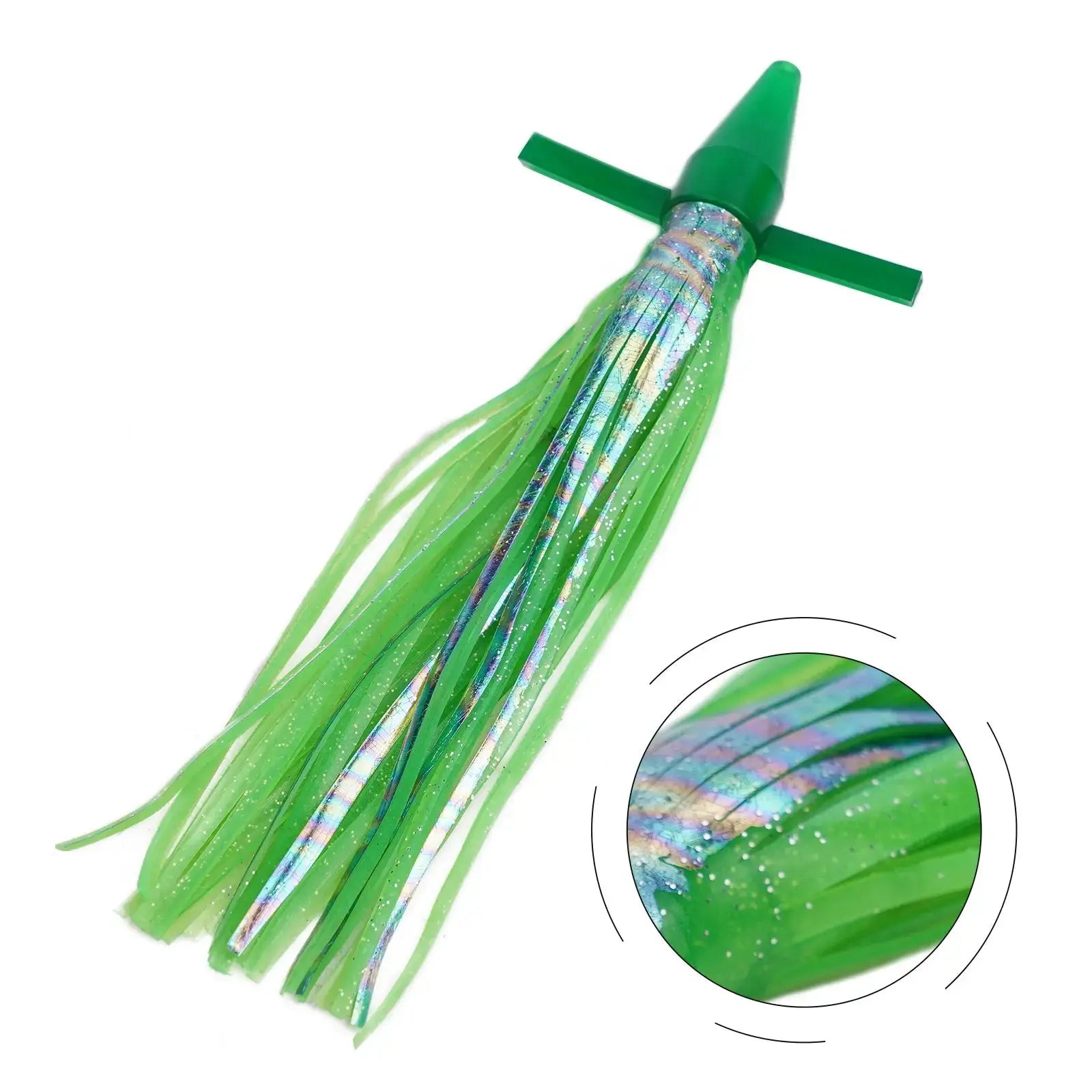 Trolling Skirt Tuna Lures 7/9 Inch Sinking Boat Biomimetic Squid Lure For Teaser Bait Bird Tuna Mahi Sea Trolling Fishing Bait