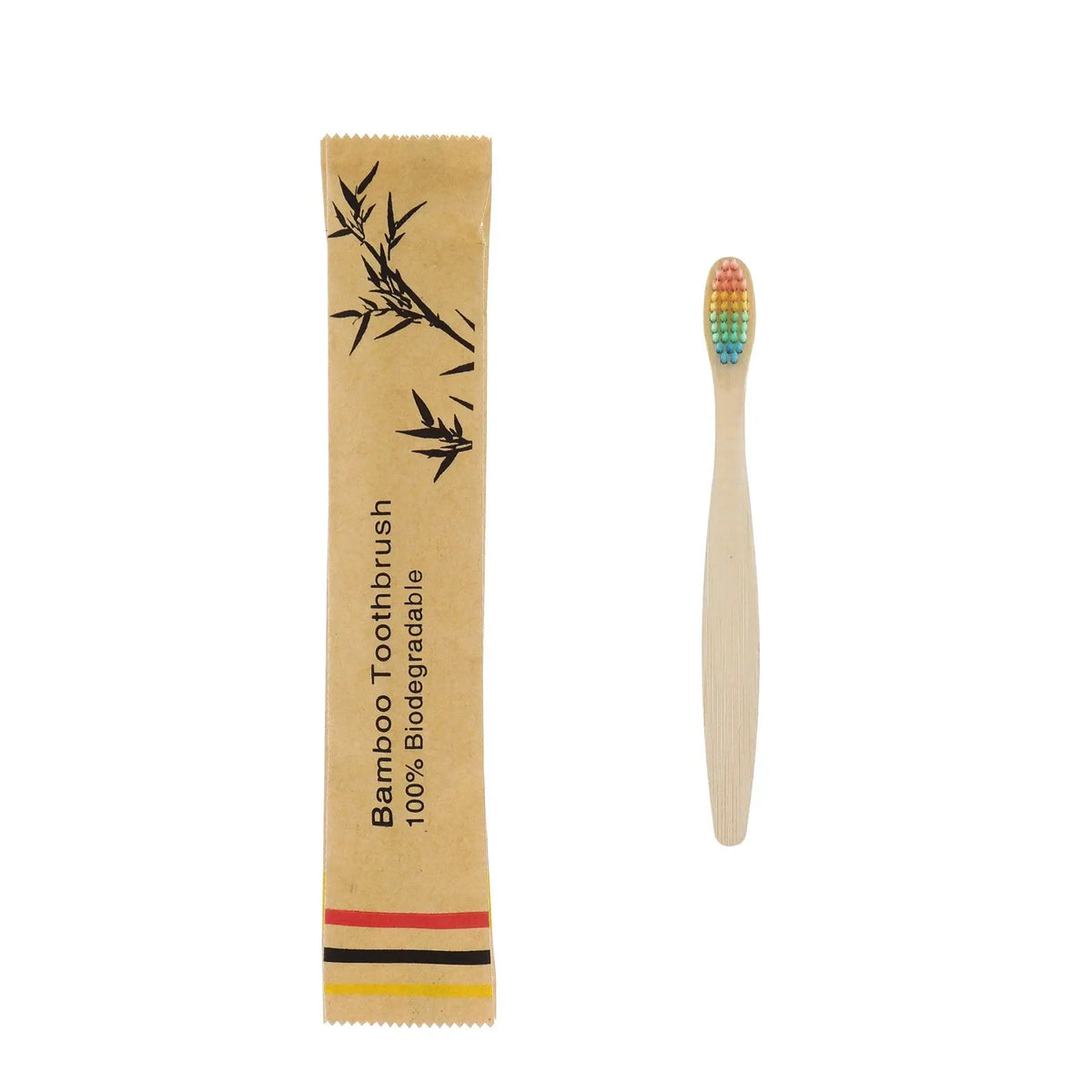 Kids’ Bamboo Toothbrushes with Soft Bristles, 15 or 30 Pack