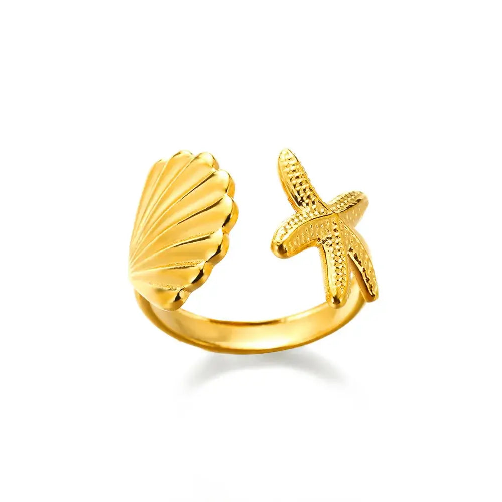 Stainless Steel Rings for Women Gold Color Never Fade Luxury Classic rings wedding couple rings Jewelry Free Shipping