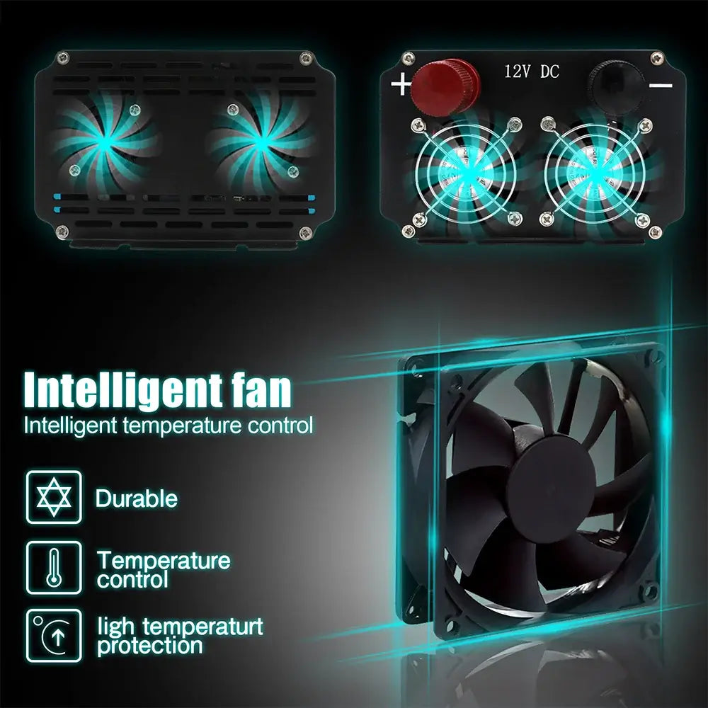 4000W Pure Sine Wave Inverter - Efficient Voltage Converter