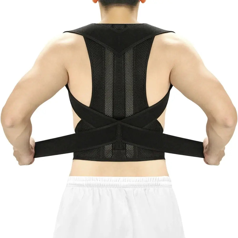 Adjustable Posture Support Vest - Black or Gray