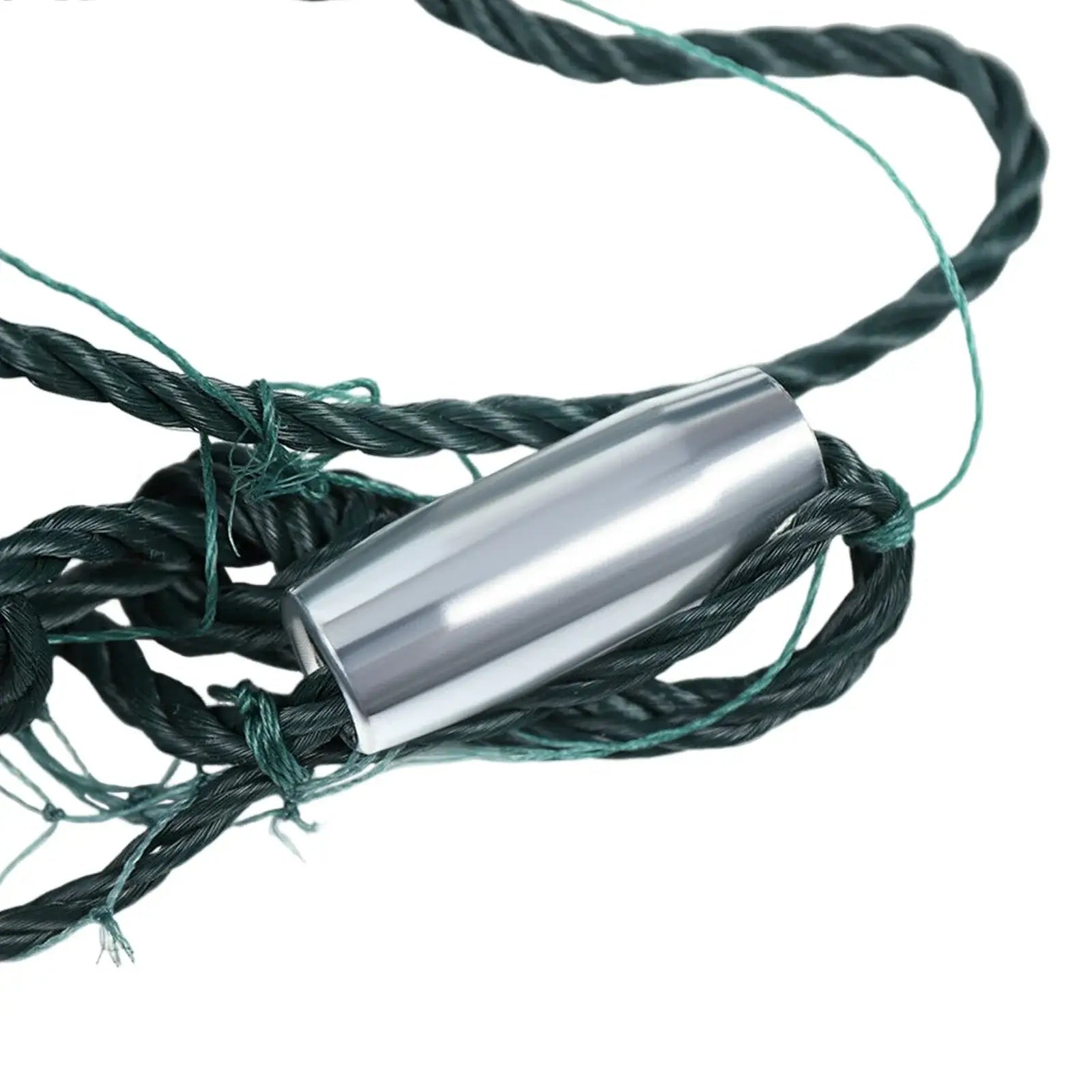 33 FT Handmade Fishing Cast Net Mesh Cast Nylon Net Fishing Equipment Hand Cast Netting with PVC Foam Float For Lake Sea River