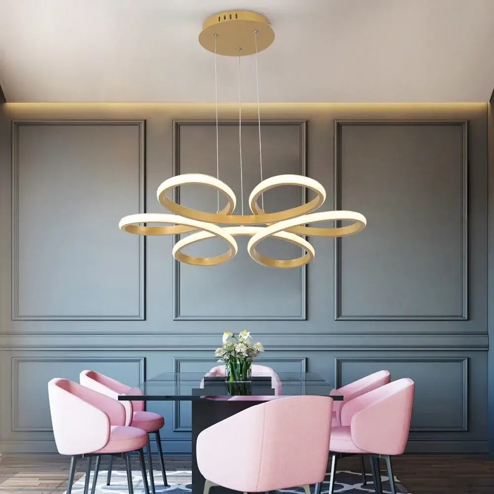 Vinilky Dimmable LED Ceiling or Pendant Light, Black or Gold