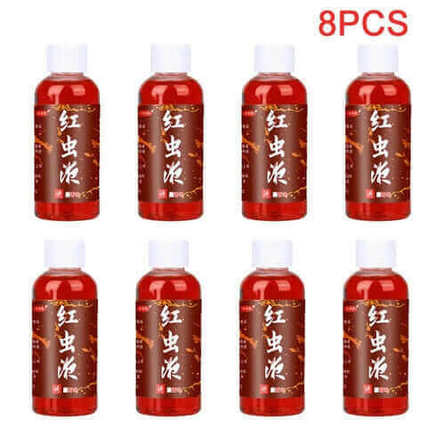 60ML Liquid Blood Worm Flavor Bait Additive Concentrated Red Worm