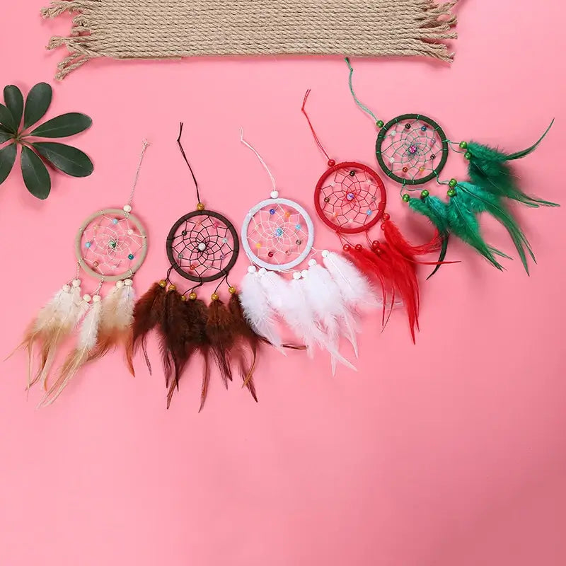 Hanging Drop Feathers Dream Catcher Hangings Fresh Ornaments Car Gifts