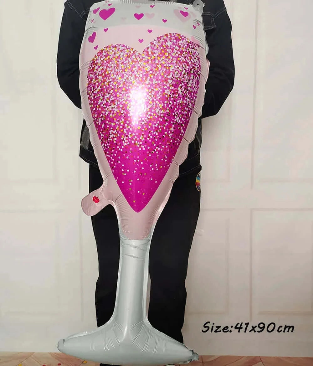 I Love You Kiss Me Lips Love Foil Balloon For Valentines Day Decoration Wedding Anniversary Inflatable Balloon Birthday Gifts