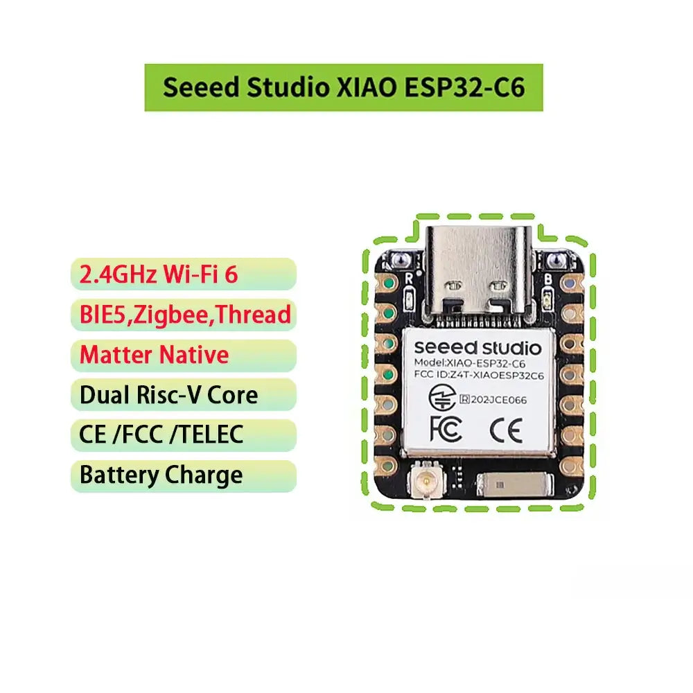 seeed studio XIAO ESP32-C3/C6/S3 optional Mini Development Board Module 2.4GHz WiFi,BlE 5.0,for Arduino IoT Intelligent system