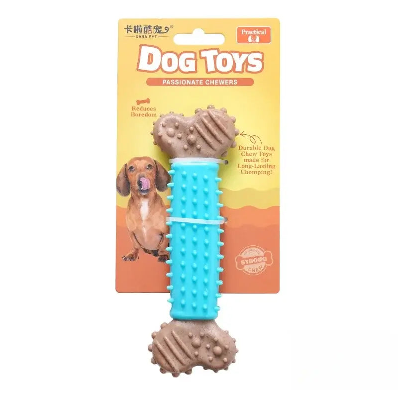 Dog Chew Toy Durable Bite-resistant Toy Bone-shaped Universal Pet Interactive Product Suitable for Large Medium and Small Dogs