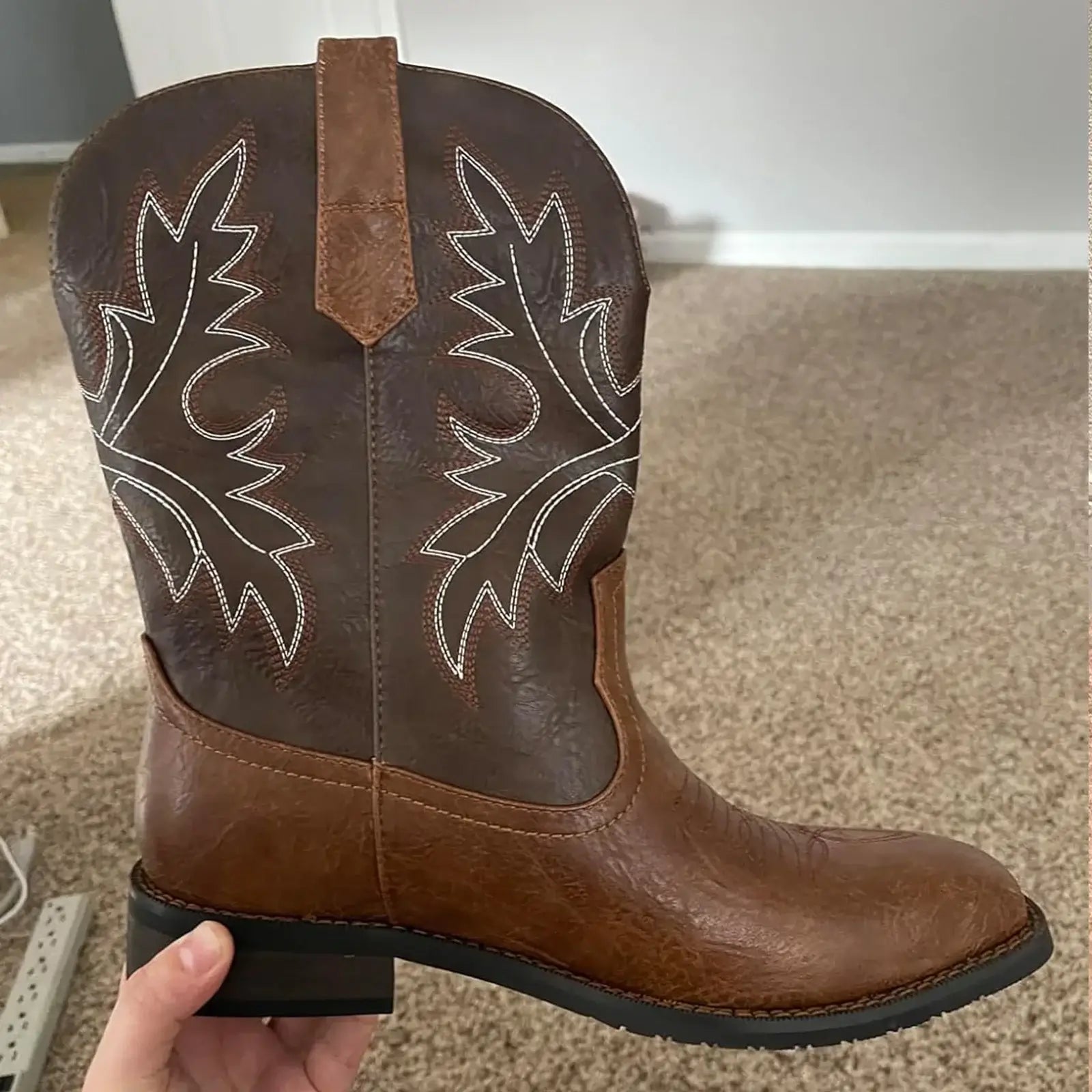 Cowboy Boots for Men - Classic Slip On Western Style
