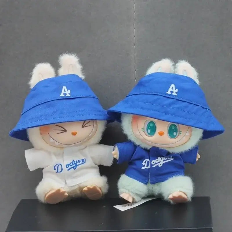 Labubu Doll Clothes - Baseball Outfit for 15/17cm Dolls
