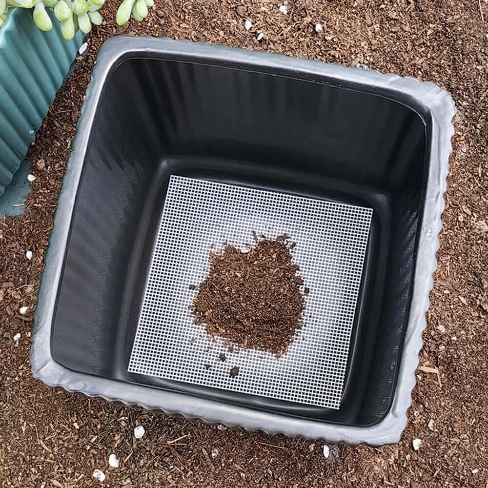 20-100Pcs Bonsai Tool Pot Mesh Sheet Hole Flowerpot Bottom Net Pest