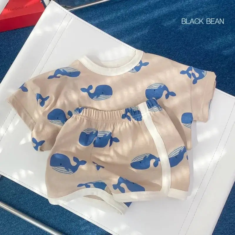 Baby Boy Clothing Set - Summer Cartoon Outfit