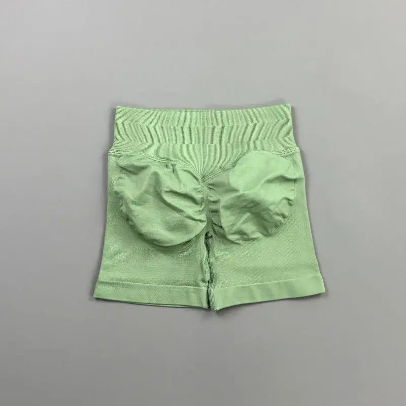 HISTELLO Women’s Seamless Scrunch Workout Shorts