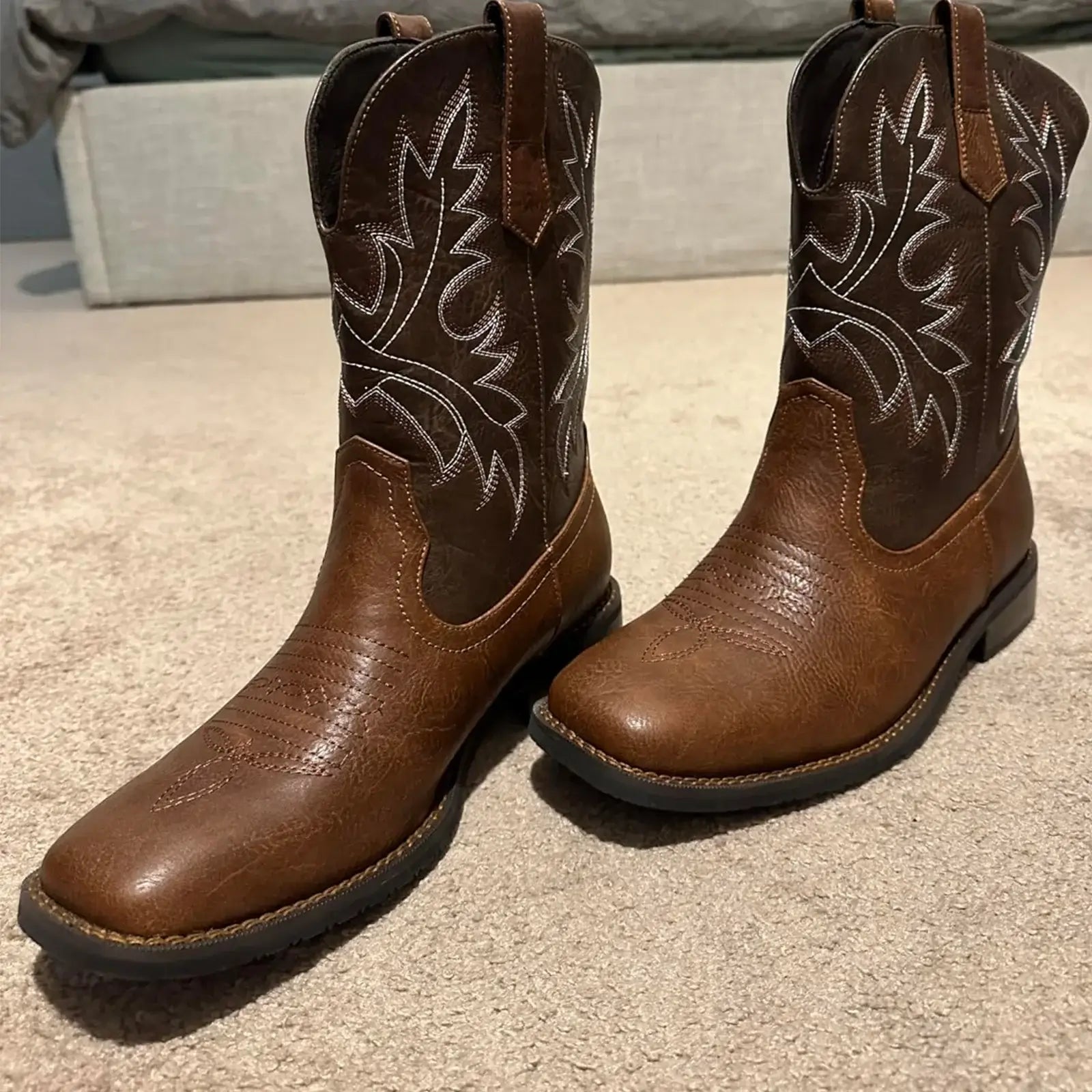 Cowboy Boots for Men - Classic Slip On Western Style