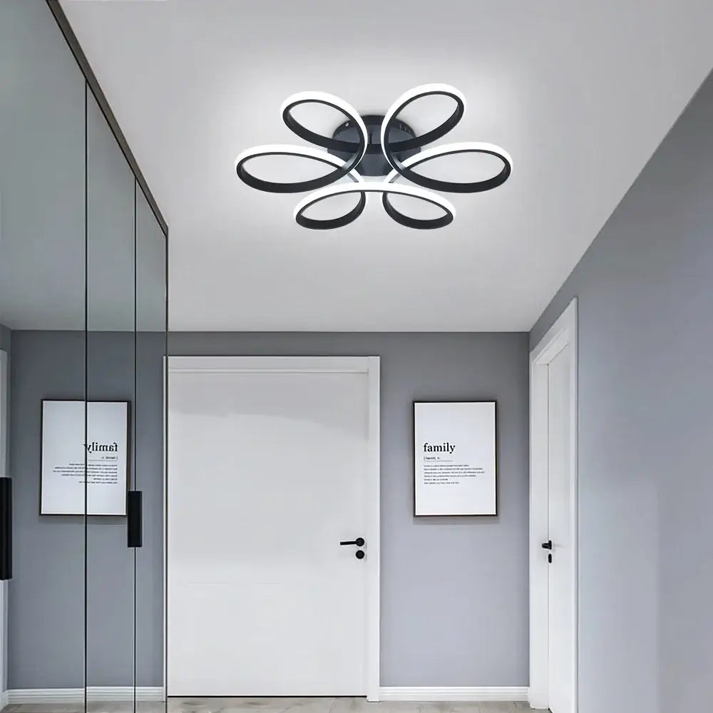 Vinilky Dimmable LED Ceiling or Pendant Light, Black or Gold