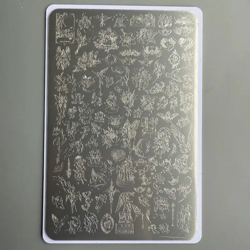XMQ NAIL ART STAMPING PLATES CAVED WINDOW IMAGE PLATES
