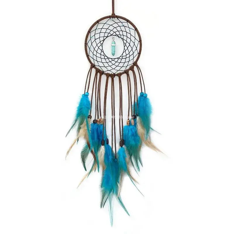 Dream Catcher Handmade Dreamcatcher Feathers Dream Catchers Wall Hanging Home Room Decoration Baby Wall Decor פעמון דלת כניסה