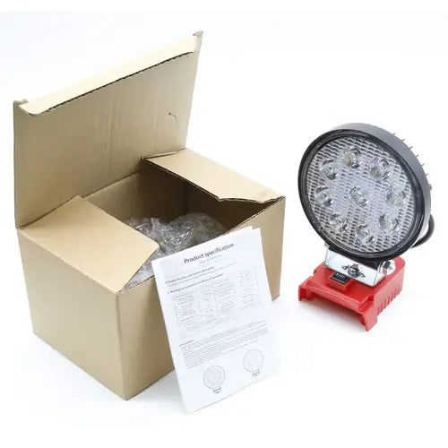 For Makita/Dewalt/Milwaukee/Bosch 18V Li-ion Battery LED Work Light