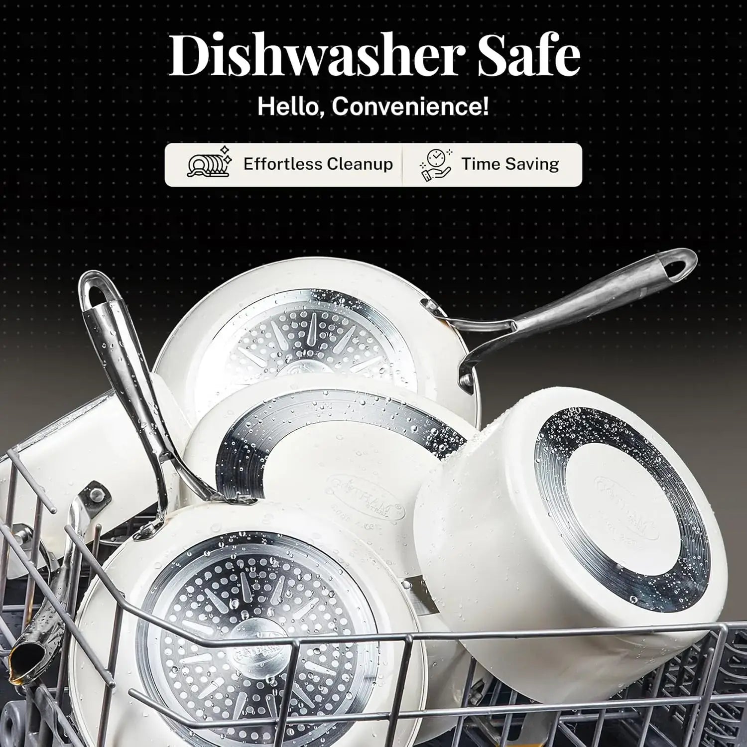 20 Pc Non Stick Cookware Set - Ceramic Pots & Pans