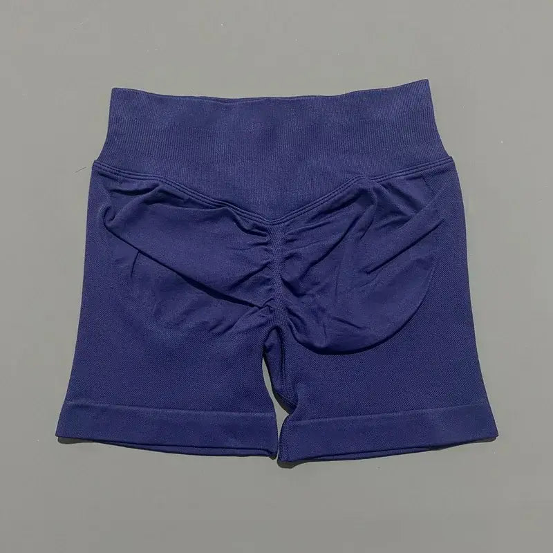HISTELLO Women’s Seamless Scrunch Workout Shorts