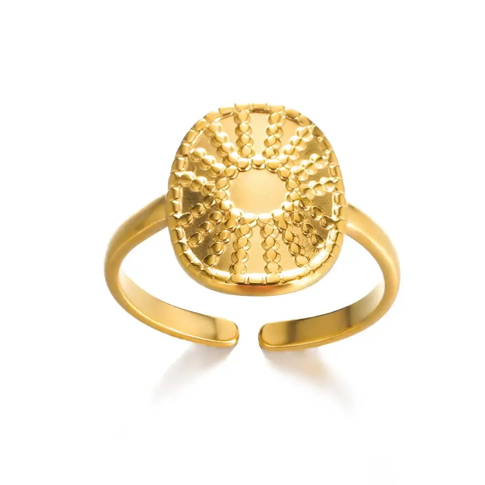 Stainless Steel Rings for Women Gold Color Never Fade Luxury Classic rings wedding couple rings Jewelry Free Shipping