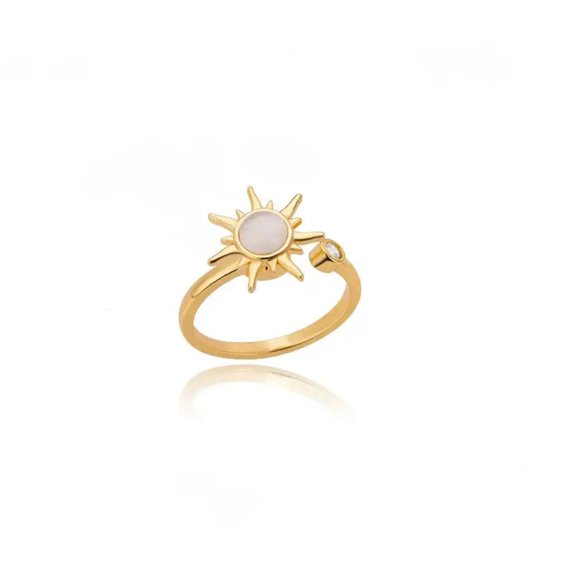 Stainless Steel Rings for Women Gold Color Never Fade Luxury Classic rings wedding couple rings Jewelry Free Shipping