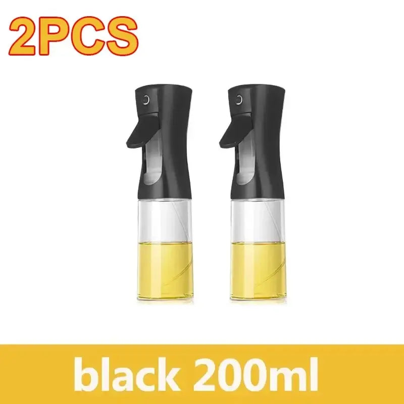 200/300/500ml Oil Spray Bottle BBQ Cooking Olive Oil Sprayer Plastic Baking Oil Spray Empty Bottle Vinegar Bottle Or Oil brush