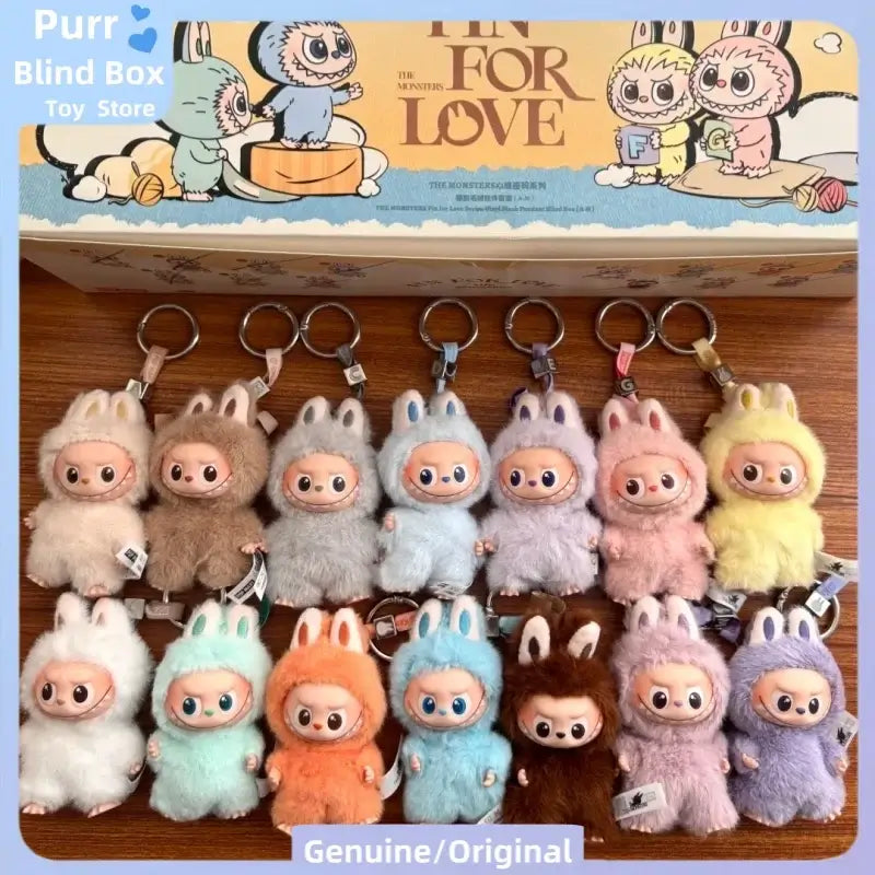 POPMART Labubu vinyl plush keychain