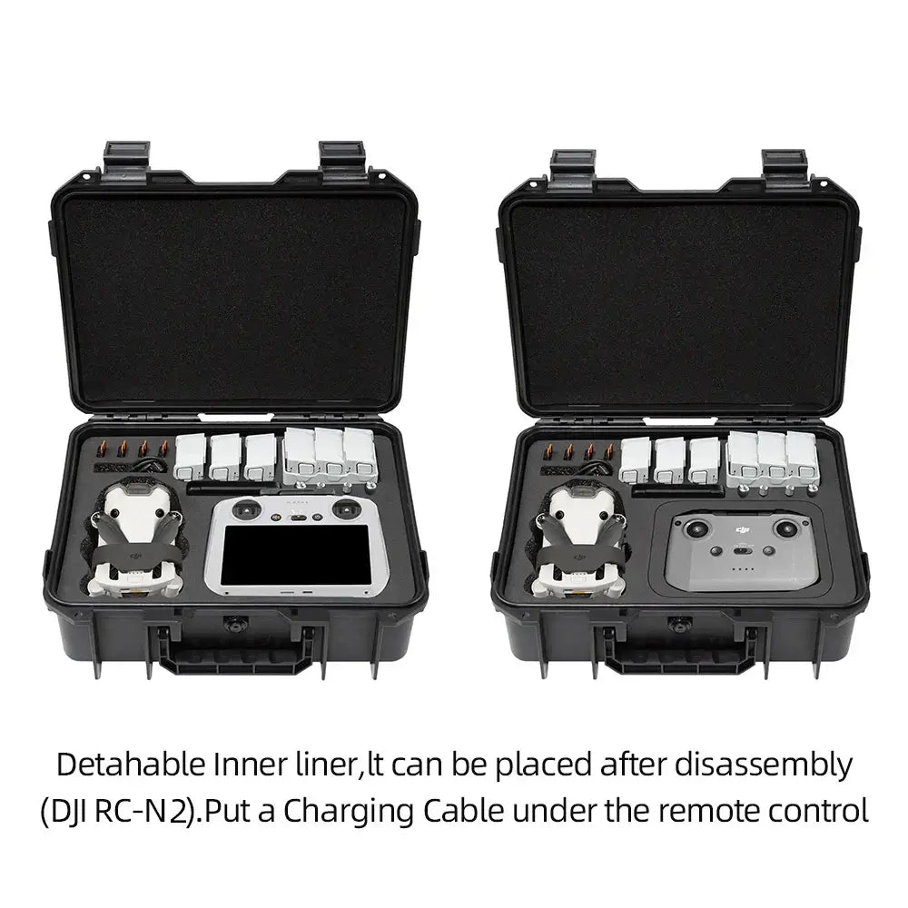 For DJI Mini 3/4Pro Case Mini 4 Pro Explosion Proof Case Mini 4 Pro Bag Portable Waterproof Box Hard Shell Large Capacity Case