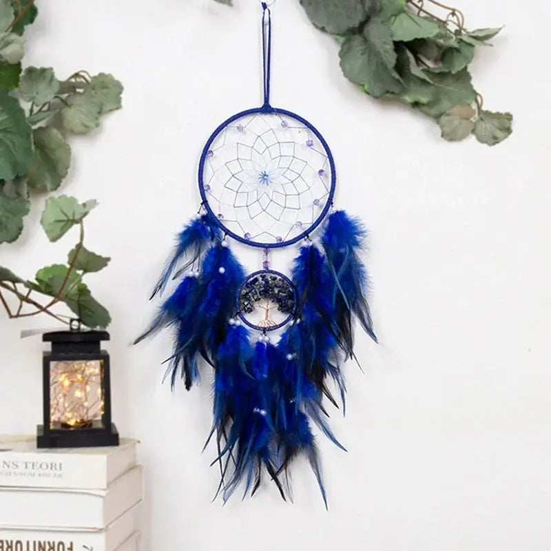 emerald green dream catcher wall hanging