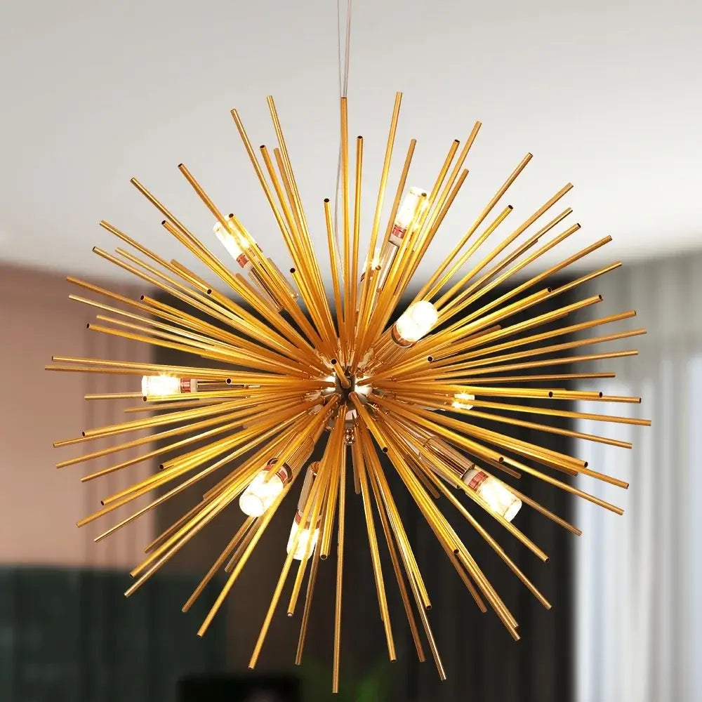 GreeLustr Gold Firework-Style LED Chandelier, 44 or 65 cm