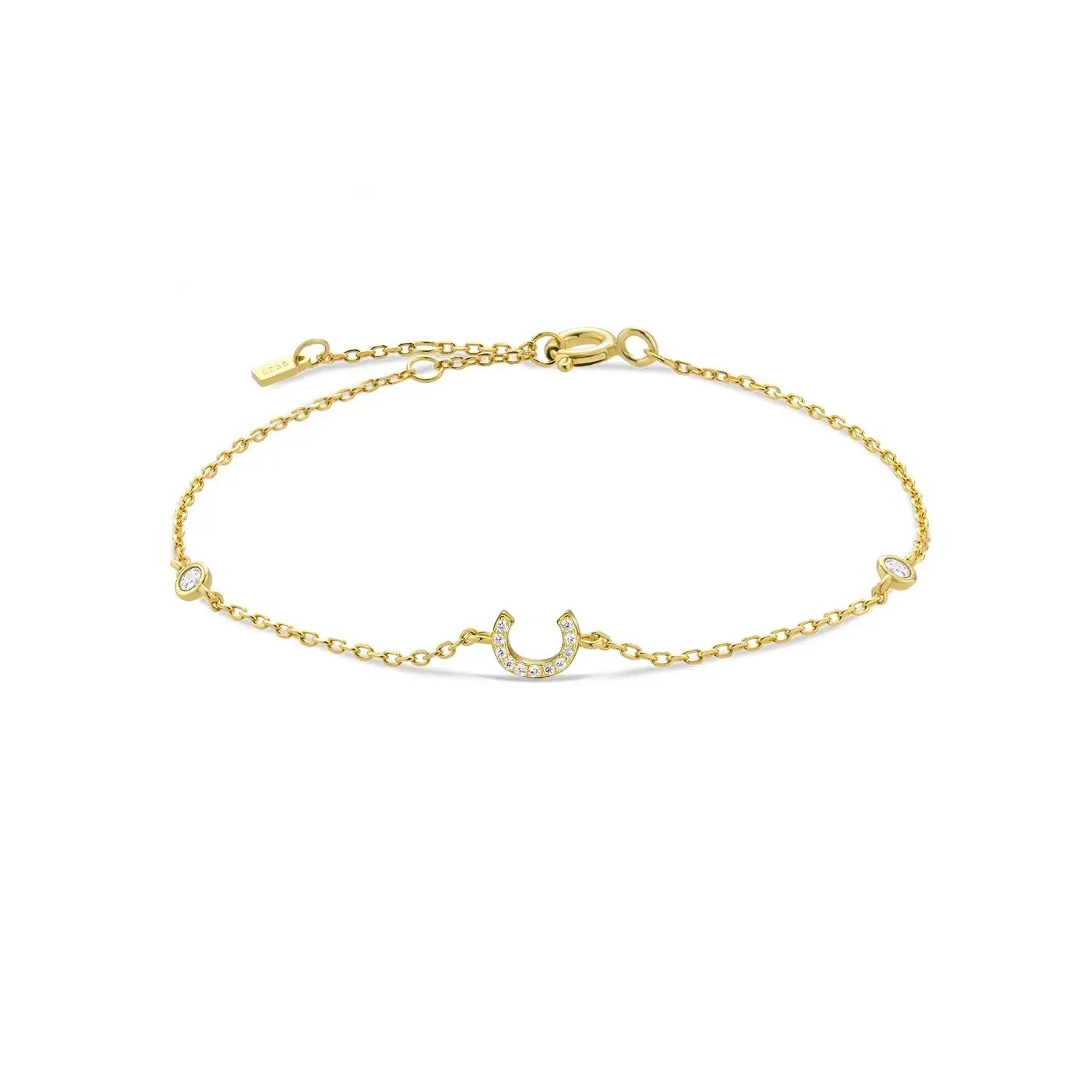 925 Sterling Silver Initial 26 Letters Alphabet Monogram Gold Name Bracelet Crystal CZ Zircon 2021 Fashionable Jewelry