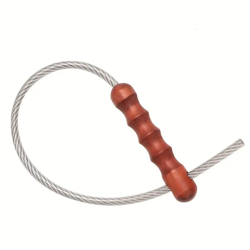Tactical Whip Wood Handle Emergency Tool Self Defense Aluminum Anti Skid Glass Breaker Emergency Hammer Survival Kit